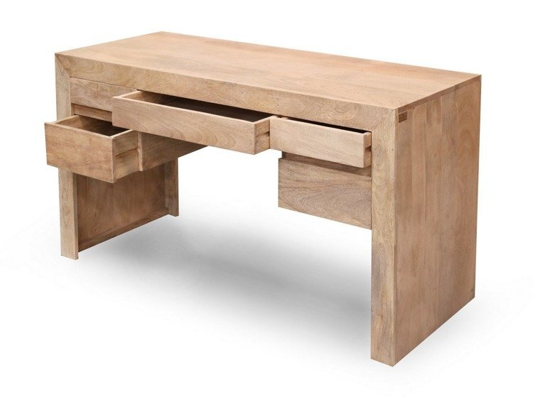 Biurko Gabinetowe Bergen Solid – 100% Lite Drewno & Naturalny Design