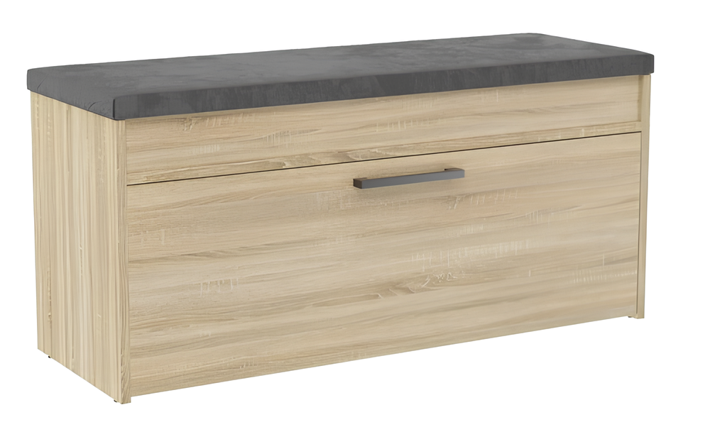 Ława z Siedziskiem i Schowkiem Nature – Dąb Sonoma & Grafit