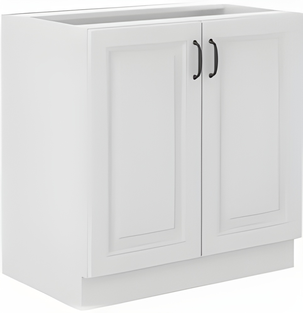 Szafka Kuchenna Dolna Classic – Biel Alpejska z Ozdobnym Ramiakiem