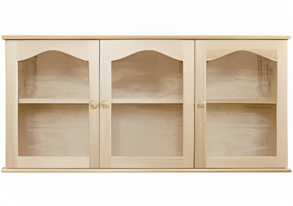 Witryna Wisząca Classic Wood – Lite Drewno & Przeszklone Fronty